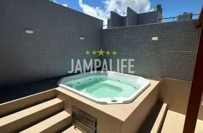 Cobertura com 2 quartos à venda no Cabo Branco, João Pessoa 