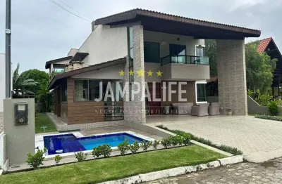 Casa com 5 dormitórios à venda, 317 m² por r$ 2.200.000,00 - chã do lindolfo - bananeiras/pb