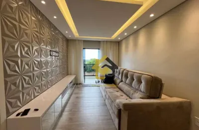 Apartamento com 3 dormitórios à venda, 93 m²  - centro - nova odessa/sp - porteira fechada