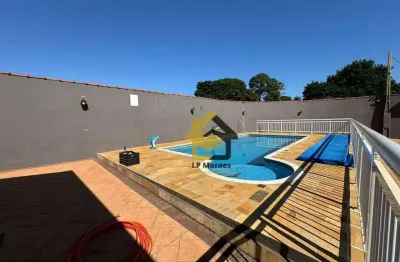 Chácara com 2 dormitórios à venda, 380 m²  - chácara letônia - americana/sp