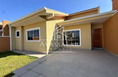 Casa com 3 dormitórios à venda, eucaliptos, fazenda rio grande - pr
