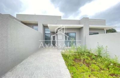 Casa 3 quartos e amplo espaço de fundos, veneza, fazenda rio grande - pr