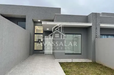Casa 3 quartos e amplo espaço de fundos, eucaliptos, fazenda rio grande - pr