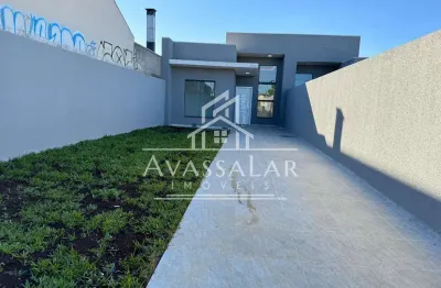 Casa 3 quartos, terreno de 220m  à venda, eucaliptos, fazenda rio grande - pr