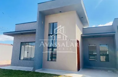 Casa 2 dormitorios, de frente para a rua, com espaço de terreno gralha azul,fazenda rio grande