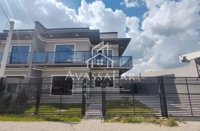 Sobrado com 3 quartos e suite à venda, bairro iguaçu, fazenda rio grande - pr