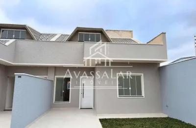 Casas com 3 dormitórios sendo 1 amplo com suíte, sítio cercado, curitiba - pr