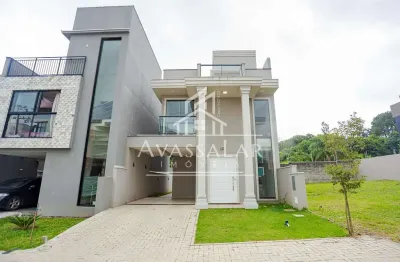 Sobrado com terraço à venda em condominio alto padrão , umbará, curitiba - pr