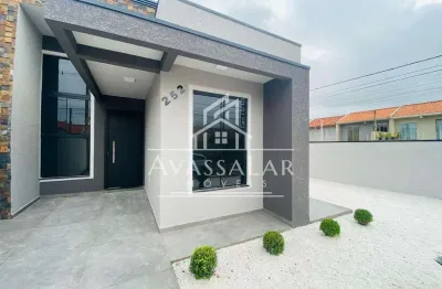 Casa de esquina com 3 quartos, no bairro eucaliptos, na fazenda rio grande- pr
