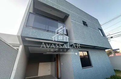 Sobrado com 3 quartos à venda, sítio cercado, curitiba - pr