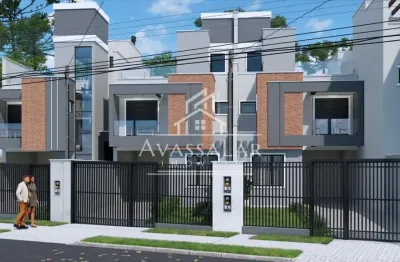 Sobrado com 3 quartos à venda, bairro xaxim, curitiba - pr