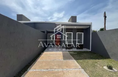 Casa com 3 quartos, e espaço gourmet, no bairro estados em fazenda rio grande- pr