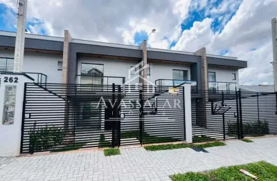 Sobrado de alto padrão com 3 quartos, no bairro alto boqueirão, curitiba - pr