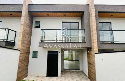 Sobrado de alto padrão com 3 quartos, no bairro alto boqueirão, curitiba - pr