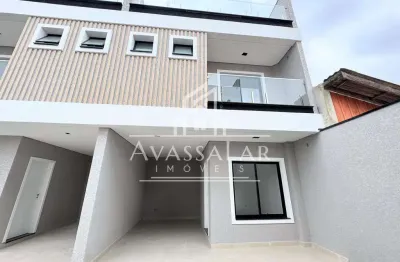 Sobrado à venda com terraço, sítio cercado, curitiba - pr