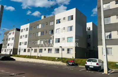 Apartamento condominio clube com piscina, 2 quartos, 1 vaga de garagem - almirante tamandaré