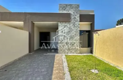 Casa moderna com suíte, edícula e quintal amplo, eucaliptos, fazenda rio grande.