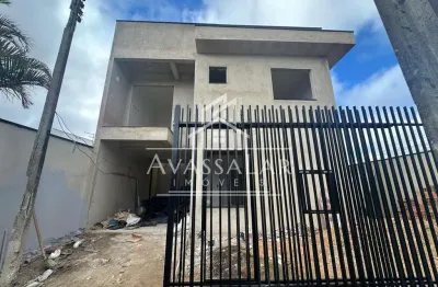 Sobrado de esquina com 3 quartos à venda, sítio cercado, curitiba - pr