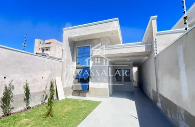 Casa com 3 dormitorios, 2 vagas de garagem bairro nações fazenda rio grande