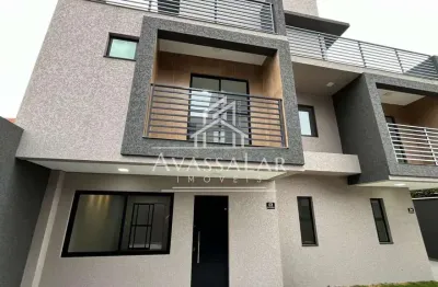 Sobrado com 3 dormitórios sendo 1 suíte  com terraço 1 vaga de garagem  - pinheirinho