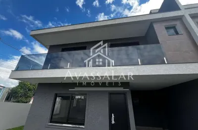 Sobrado com 3 quartos e terraço a venda no bairro ganchinho, curitiba -pr