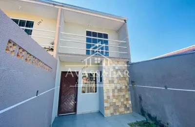 Sobrado com 2 dormitorios  e vaga de garagem bairro ganchinho, sitio cercado