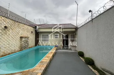 Casa com piscina e área gourmet, nações, fazenda rio grande - pr