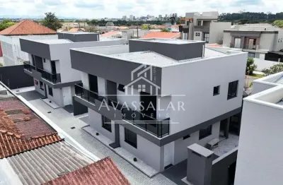 Sobrado dentro de condomínio no bairro alto boqueirão com 3 quartos sendo uma suíte