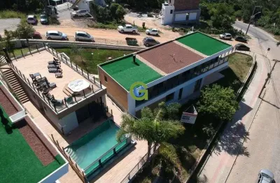 Magnífica casa alto padrão com vista panorâmica no bairro morrinhos, em garopaba