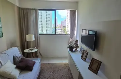 Apartamento mobiliado para aluguel em boa viagem – 1 quarto, lazer completo
