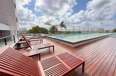 Apartamento mobiliado  com vista mar,  no treze de maio -joão pessoa/pb -  r$ 359.000