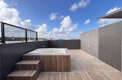 Apartamento duplex para locação anual, 2º andar escada, com 02 quartos sendo 01 suíte, no bessa por r$2.750,00