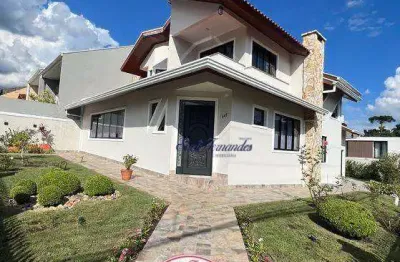 Sobrado com 4 dormitórios à venda, 280 m² por r$ 2.500.000,00 - aristocrata - são josé dos pinhais/pr