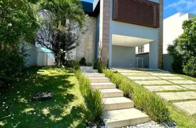 Casa em condomínio para venda em camaçari, alphaville (abrantes), 4 dormitórios, 4 suítes, 3 banheiros, 4 vagas