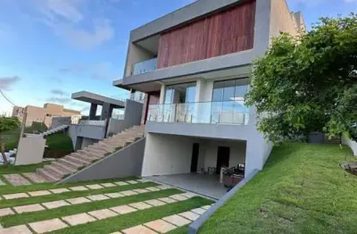 Casa em condomínio para venda em camaçari, alphaville (abrantes), 4 dormitórios, 3 suítes, 3 banheiros, 4 vagas