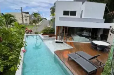 Casa em condomínio para venda em salvador, alphaville ii, 5 dormitórios, 5 suítes, 3 banheiros, 4 vagas