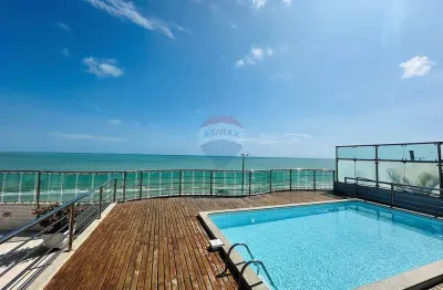 Flat porteira fechada a venda beira mar de manaíra, joão pessoa/pb