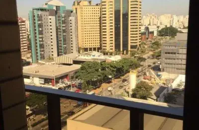 Flat com 1 quarto para alugar na Avenida Ibijaú, Moema, São Paulo