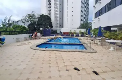 3/4 nascente no candeal com varanda reiki, 2 vagas e condomínio clube completo, conforto, lazer e s