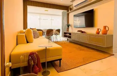 Alugo cobertura mobiliada no alphaville i: 3 quartos, 2 suítes, área gourmet com churrasqueira e  v