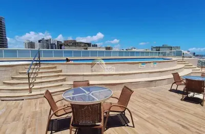 Aluguel de apartamento mobiliado com vista mar - conforto e localização privilegiada na pituba, sal