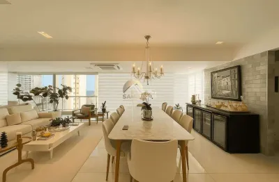 Apartamento de luxo  na graça: 108m² nascente, vista mar, porteira fechada, 2 suítes, sala de tv, 3