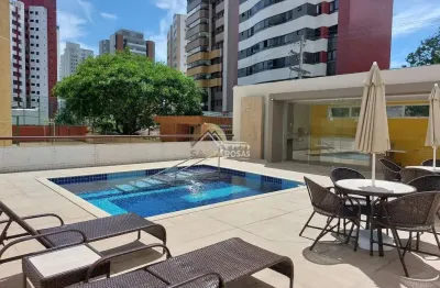 Apartamento para aluguel na Graça, Salvador/BA. Unidade mobiliada, nascente, em andar alto e com vi
