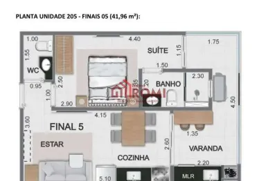 Apartamento com 1 quarto à venda na 10ª Rua Salema, Toninhas, Ubatuba
