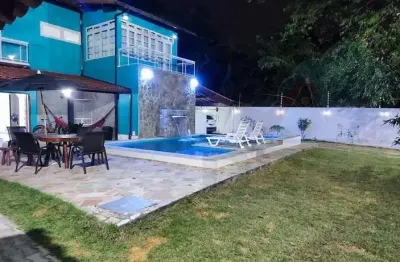 Casa para venda em rio das ostras, bosque da praia, 5 dormitórios, 3 suítes, 5 banheiros, 2 vagas