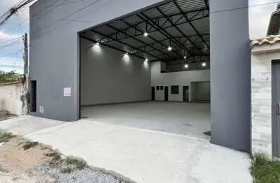 Galpão para locação em rio das ostras, terra firme, 2 banheiros, 1 vaga