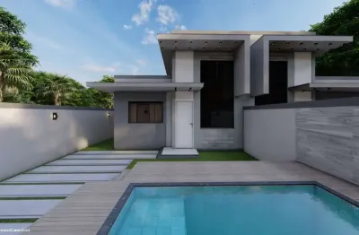 Casa para venda em rio das ostras, extensão do bosque, 3 dormitórios, 1 suíte, 2 banheiros, 1 vaga