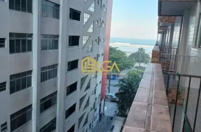 Apartamento com 1 dorm, gonzaga, santos - r$ 375 mil, cod: 2632