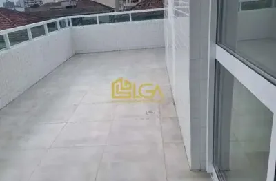 Apartamento garden com 2 dorms, embaré, santos, cod: 2464