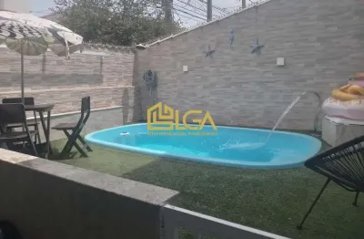 Linda casa alto padrão com piscina - 04 dorm - 04 suítes - ponta da praia.